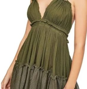 R.VIVIMOS WOMENS SUMMER HALTER DEEP V NECK SEXY PATCHWORK MINI SHORT DRESSES